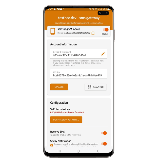 TextBee App Preview