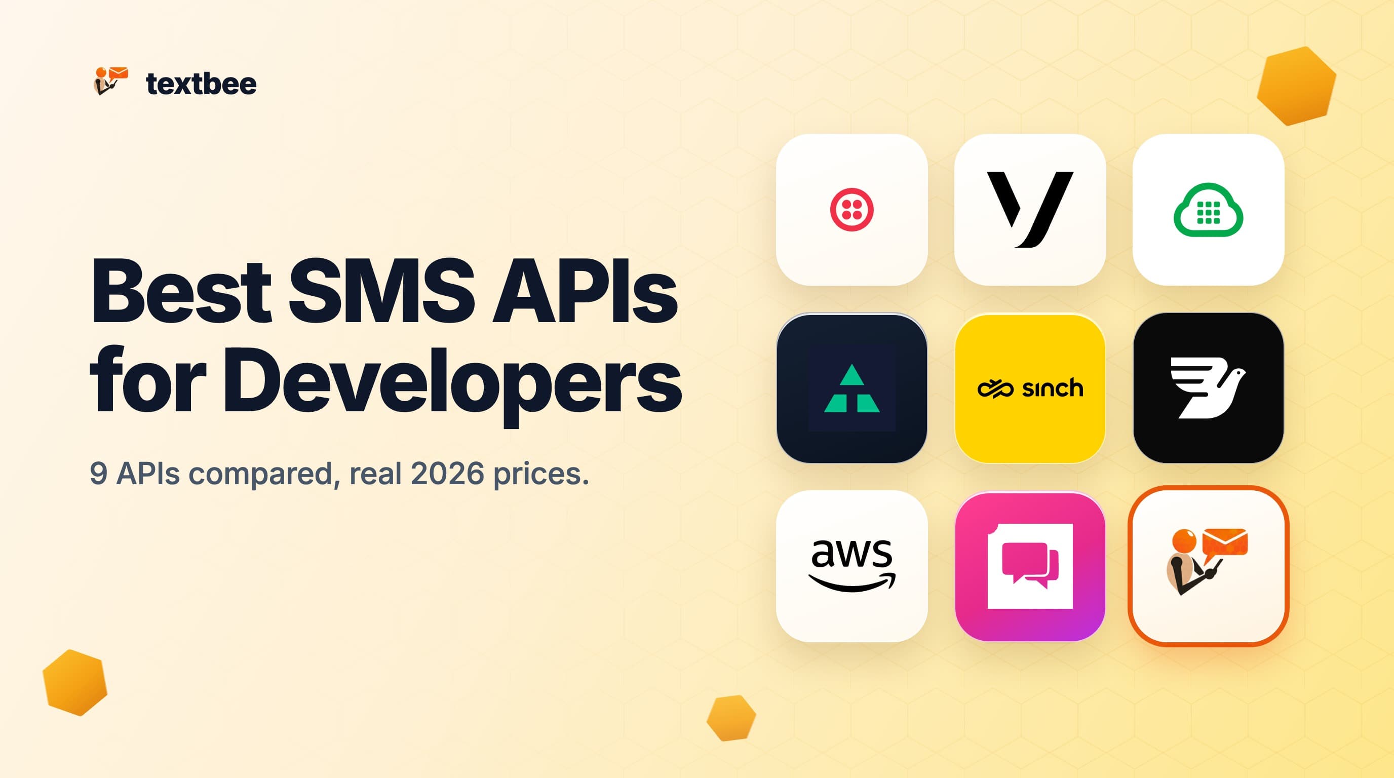 9 Best SMS APIs for Developers in 2026 (Compared, With Real Prices)