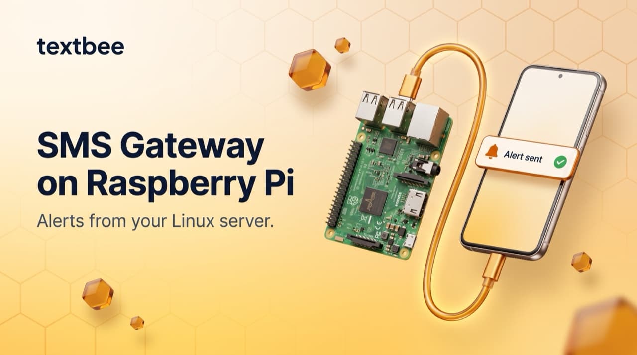 SMS Gateway for Raspberry Pi and Linux Servers: Alerts via Your Android Phone