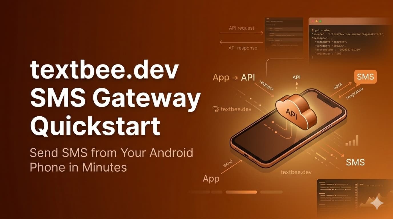textbee.dev SMS Gateway Quickstart