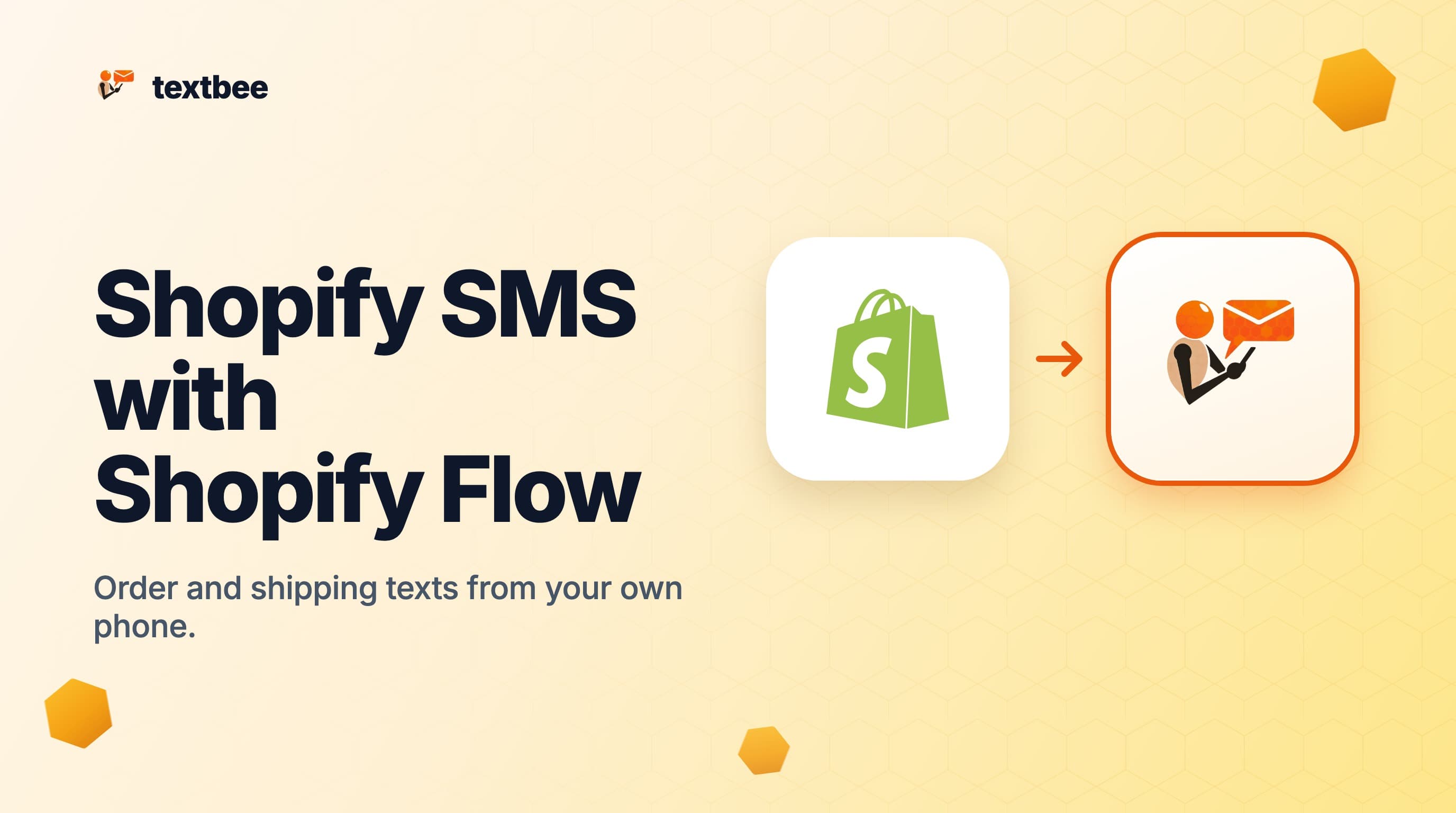 Send SMS from Shopify with Shopify Flow: Order and Shipping Texts From Your Own Phone