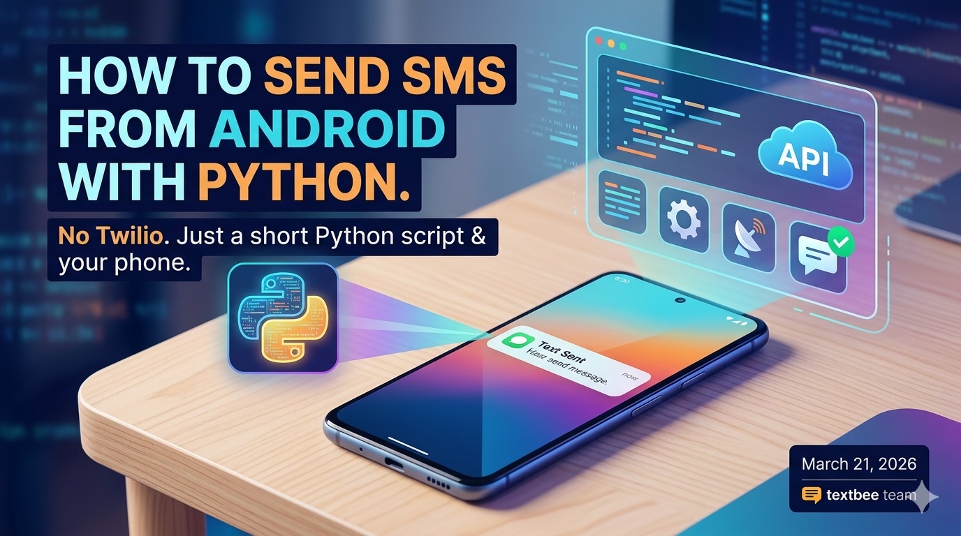 How to Send an SMS from Your Android Phone with Python | textbee blog